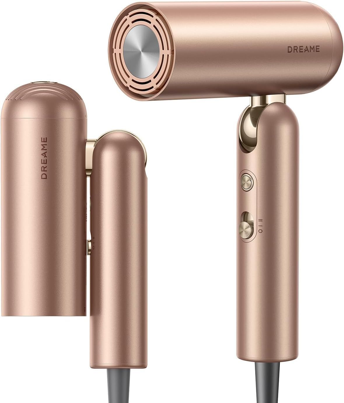 dreame (ドリーミー) Pocket Uni ヘア ドライヤー 大風量 100-240V対応 折り畳みでコンパクト