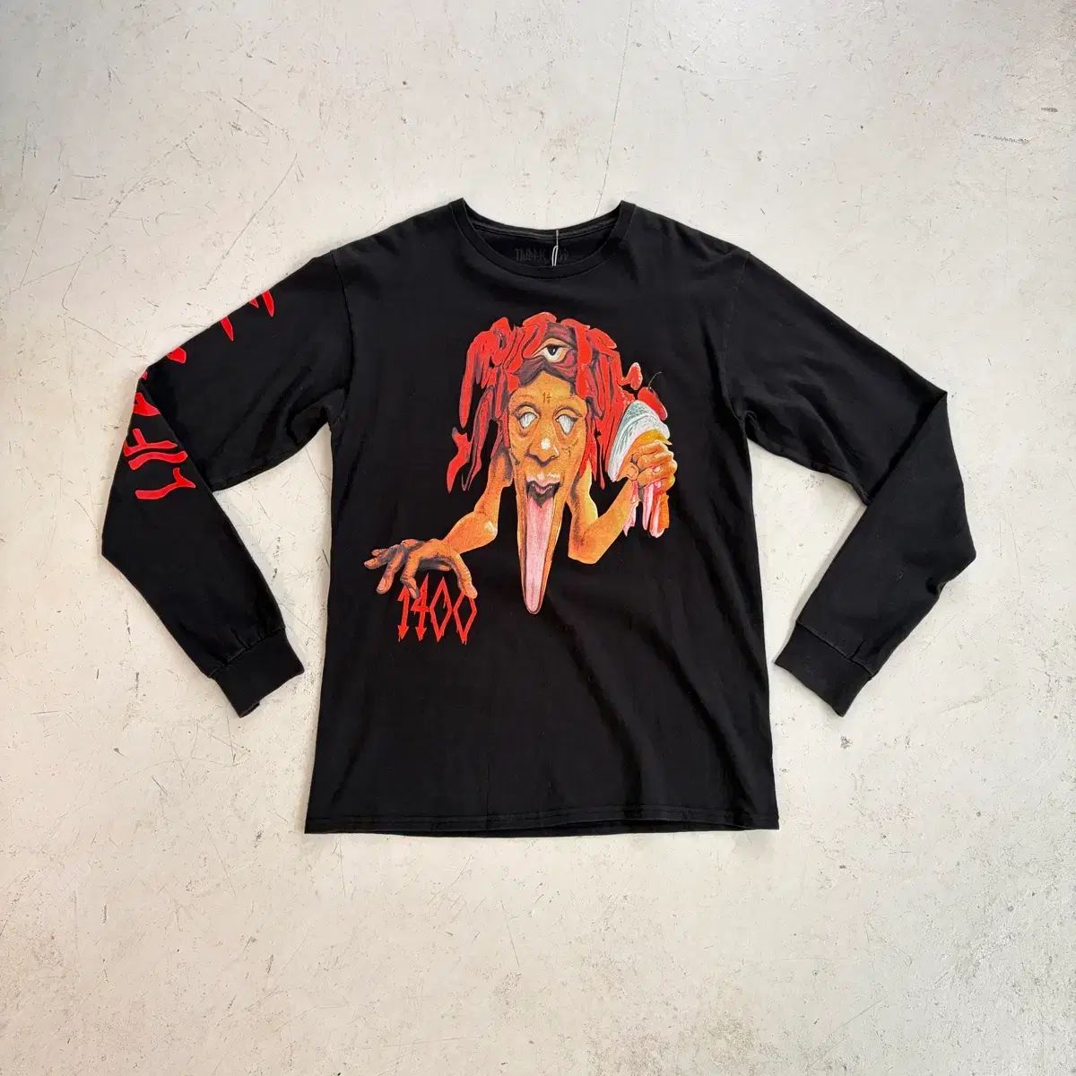 セールTHE Trippie redd トリッピー・レッド ロンT 染み込み 