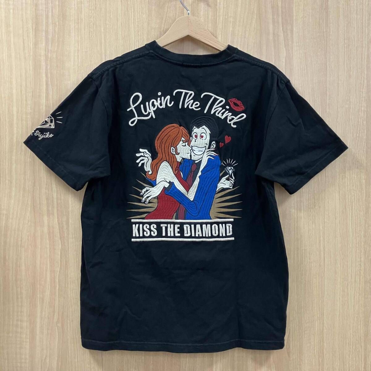 ルパン三世 50周年記念 両面刺繍 半袖Tシャツ アニメT 50th 