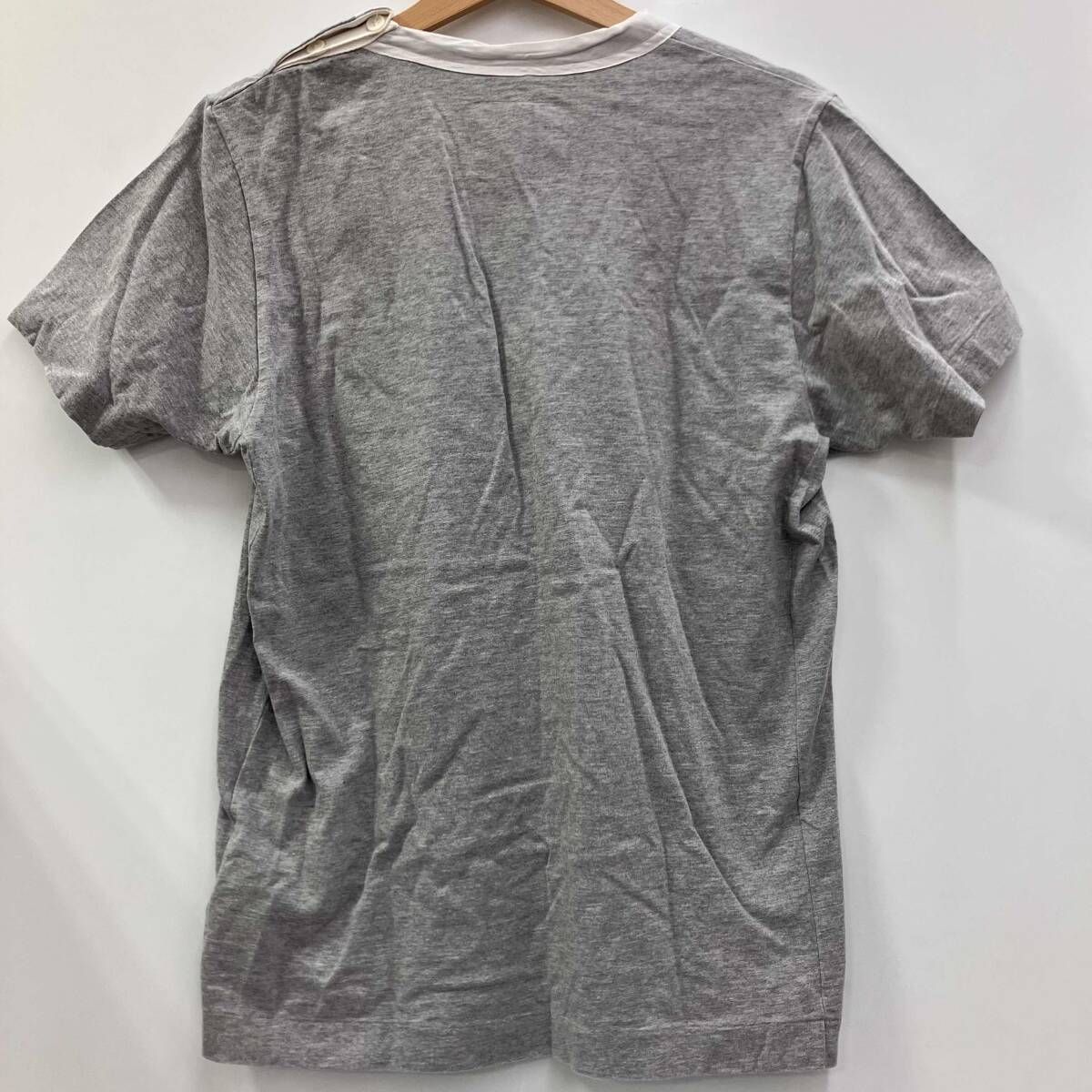 sacai MEMORY L/S TEE Grey サカイ Size 4 XL