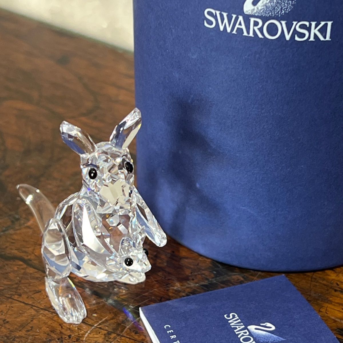 SWAROVSKI スワロフスキー カンガルーと赤ちゃん
