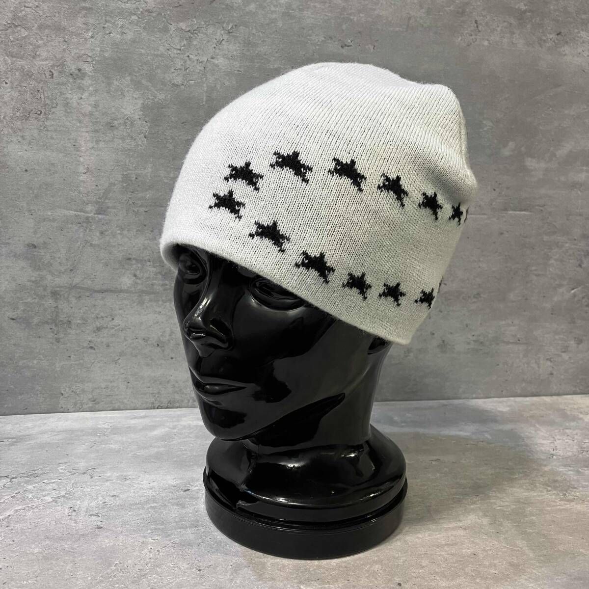 AFB（エーエフビー）の「AFB⁄エーエフビー⁄SINGLE AFB BEANIE WHT