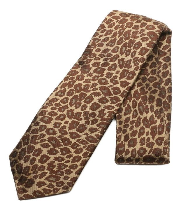 13aw YOHJI YAMAMOTO POUR HOMME レオパードネクタイ ヨウジヤマモト