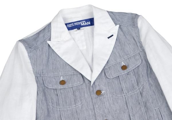 JUNYA WATANABE COMME des GARCONS MAN / ジュンヤワタナベコムデギャルソンマン | 2020SS | リネンクロス 3B テーラードジャケット | S | ベージュ | メンズ JUNYA WATANABE MAN マン デ des COMME GARCONS コム ギャルソン