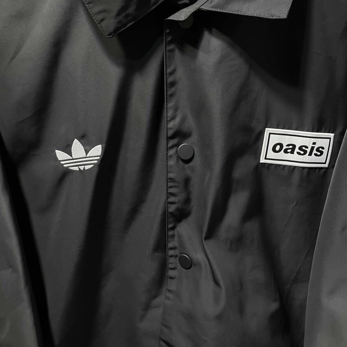 adidas×oasis TOTR COACH JACKET ツアーコーチジャケット 2XL ブラック 