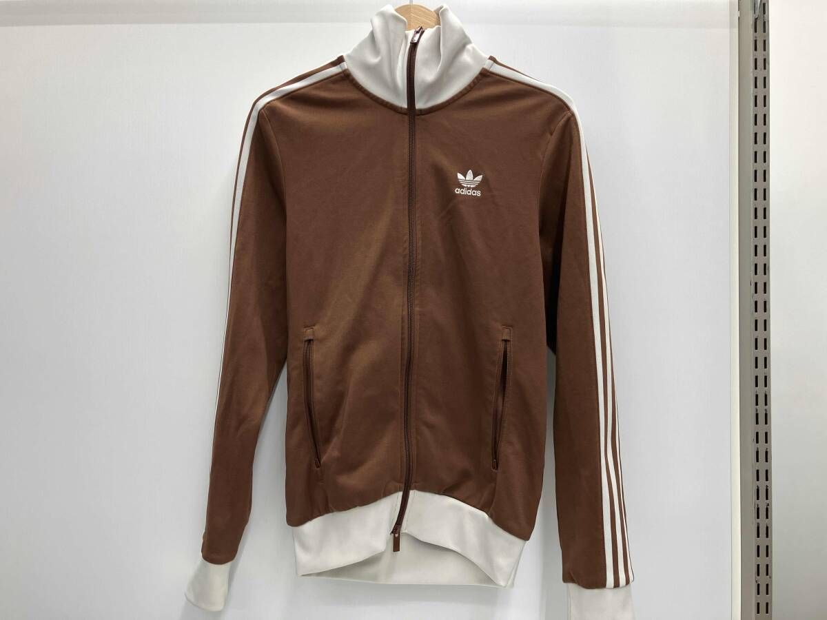 adidas アディダス　Tracksuit jacket  トラックジャケット　ブラウン　ジャージ　サイズxs 