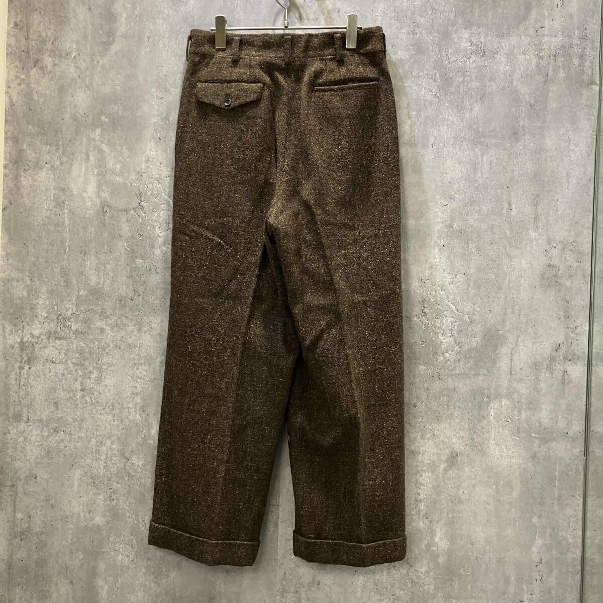コムデギャルソンオム ウール 2タック パンツ COMME des GARCONS HOMME 90s 96年製 2タックウールパンツ size S