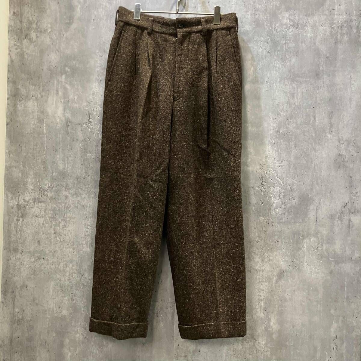 COMME des GARCONS HOMME 90s 96年製 2タックウールパンツ size S 