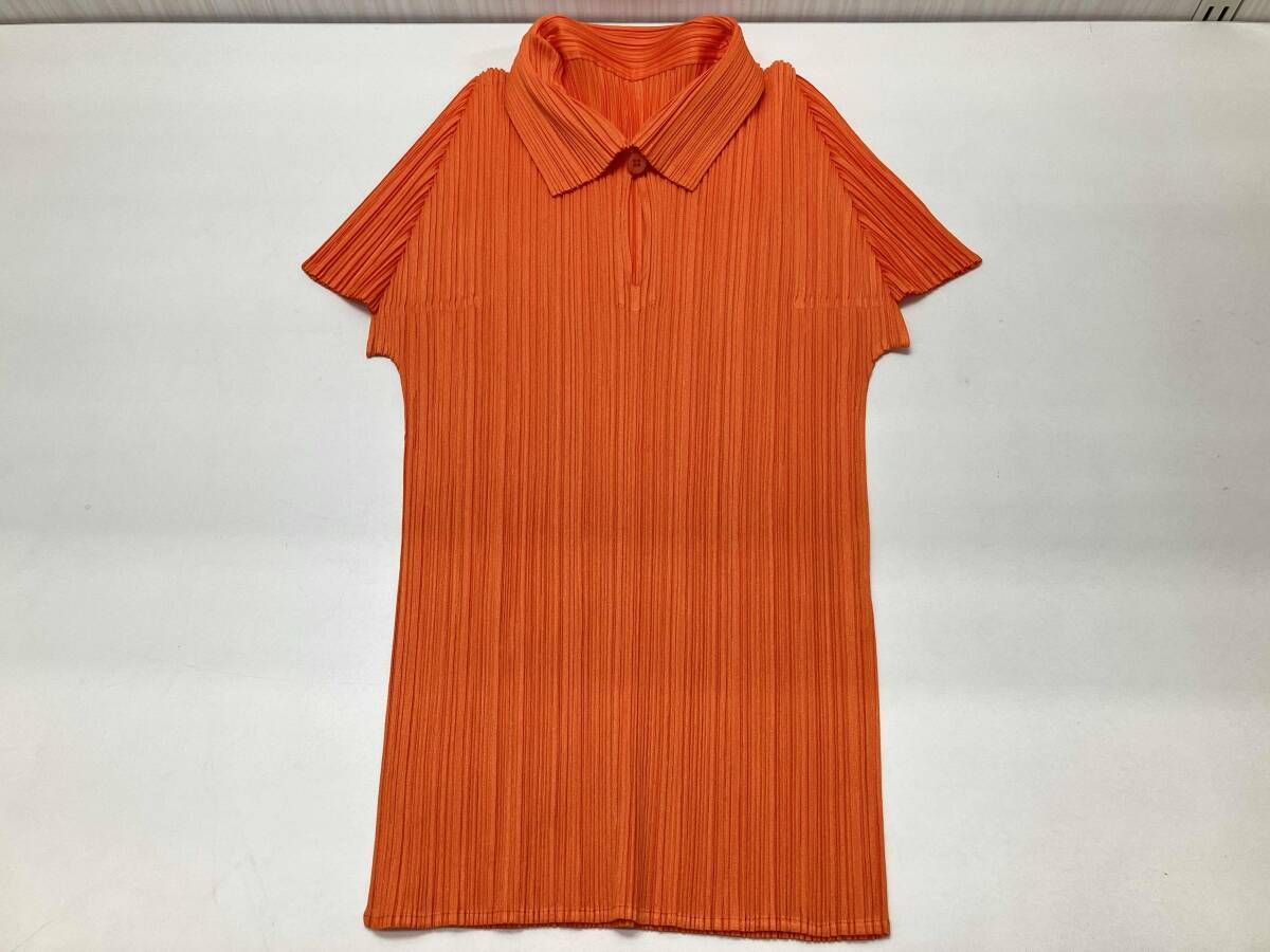 PLEATS PLEASE プリーツプリーズ イッセイミヤケ 半袖ポロシャツ