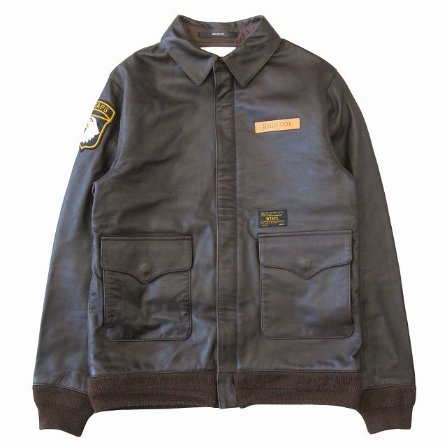 美品✨WTAPS ダブルタップス A-2 ラムレザー フライトジャケット 11AW ダブルタップス WTAPS 