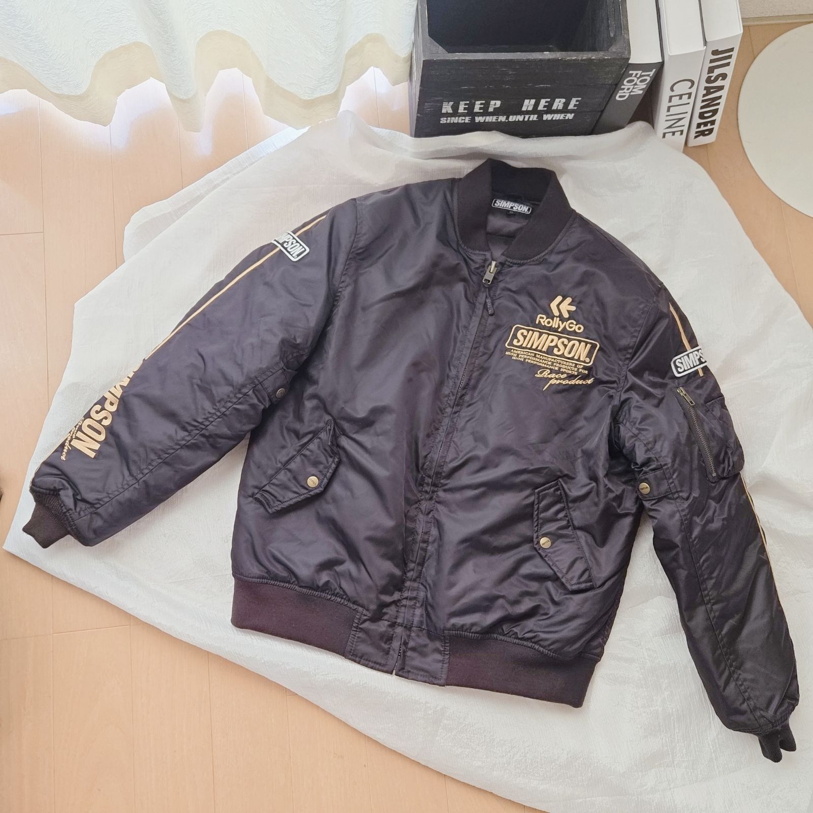 SIMSON ブラック/イエロー ジャケット美品 SIMSON ブラック/イエロー ジャケット美品 【公式通販】