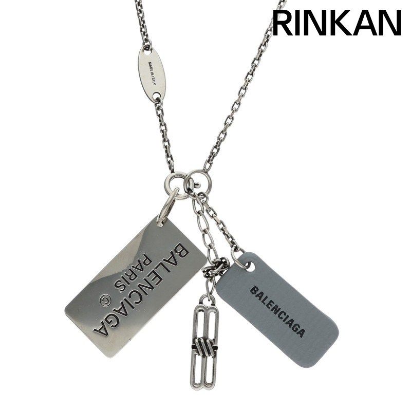 バレンシアガ オールアクセスシルバーネックレス メンズ - メルカリ