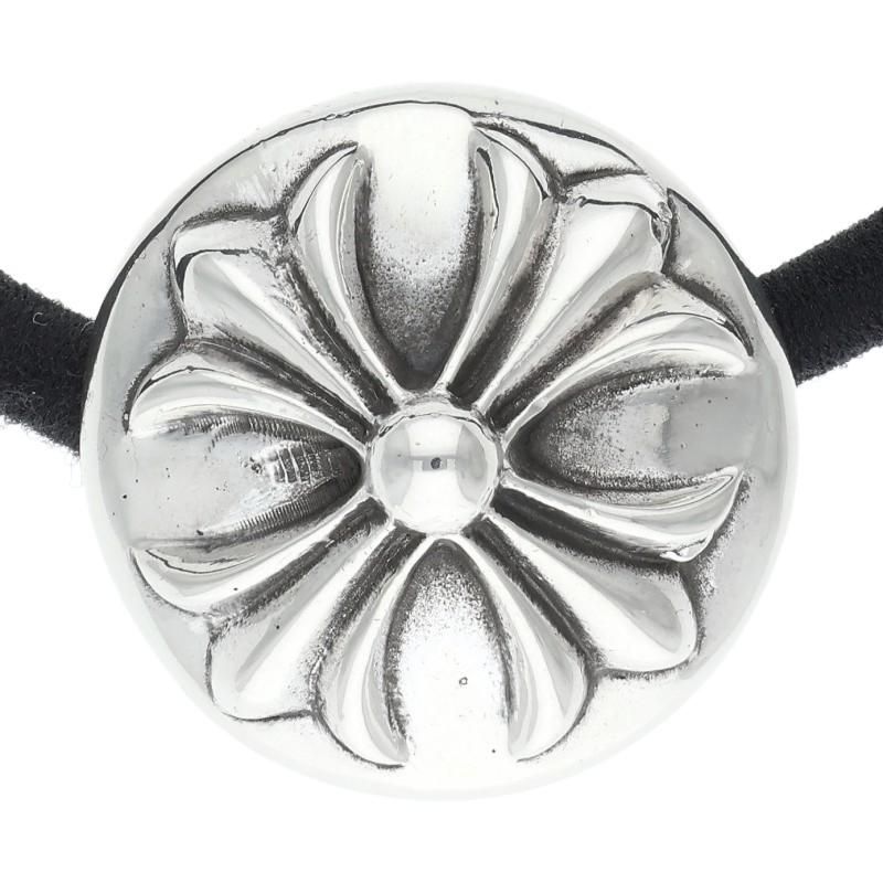 クロムハーツ HAIRBAND/クロスボールボタンヘアゴム オールドシルバー