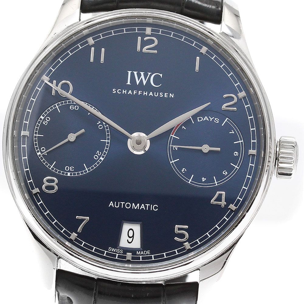 IWC IWC SCHAFFHAUSEN IW500710 ポルトギーゼ 7デイズ デイト 自動巻き メンズ _918576 IWC IWC SCHAFFHAUSEN IW500710 ポルトギーゼ 7デイズ デイト 自動巻き