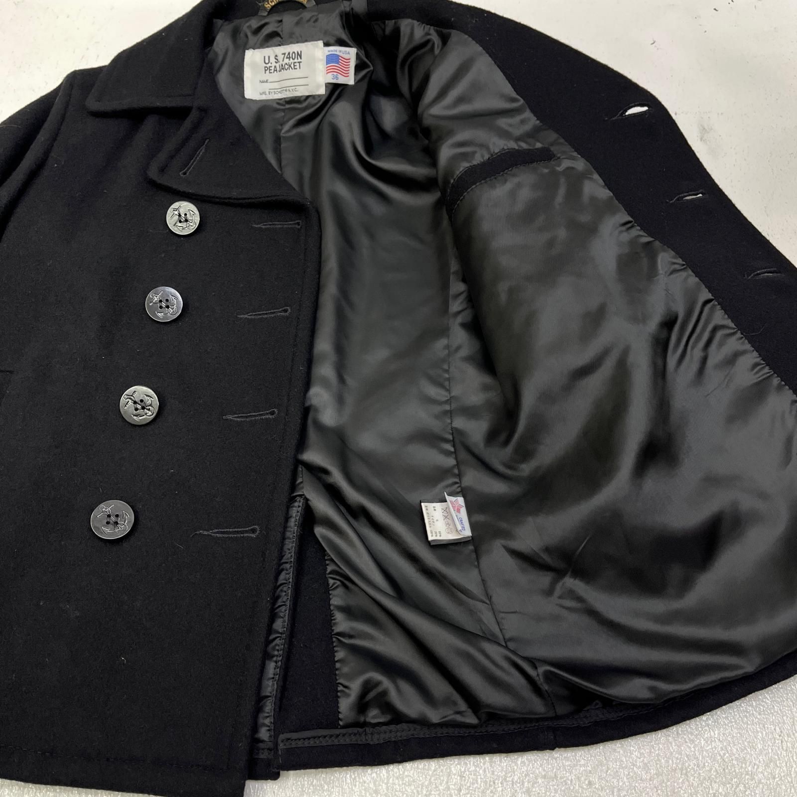 加古川店】 中古 schott | ショット ピーコート USA製 日本別注 PEA 