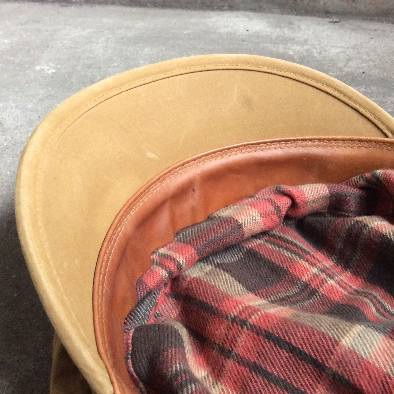 RRL オイルクロス モーターサイクル キャップ Double RL Ralph Lauren