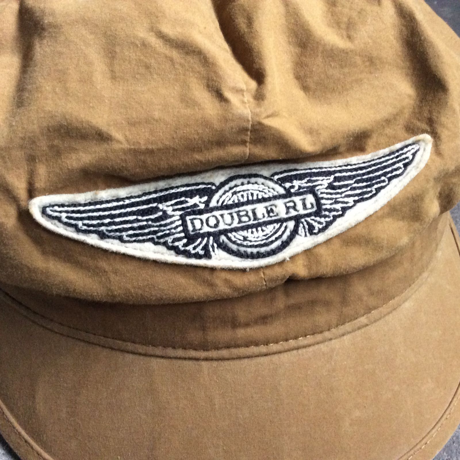 RRL オイルクロス モーターサイクル キャップ Double RL Ralph Lauren
