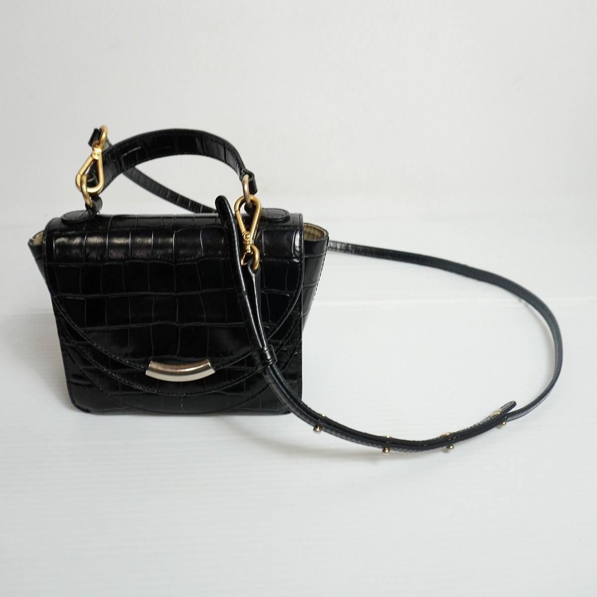正規 WANDLER ワンドラー Leather LUNA MINI BAG 2WAY レザー ミニ 