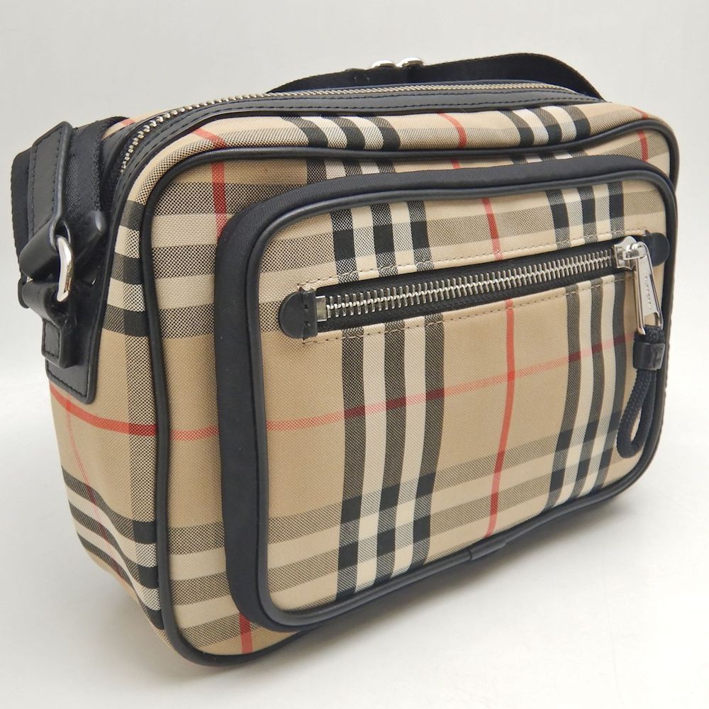 BURBERRY バーバリー 8010152 ショルダーバッグ ノバチェック コットン