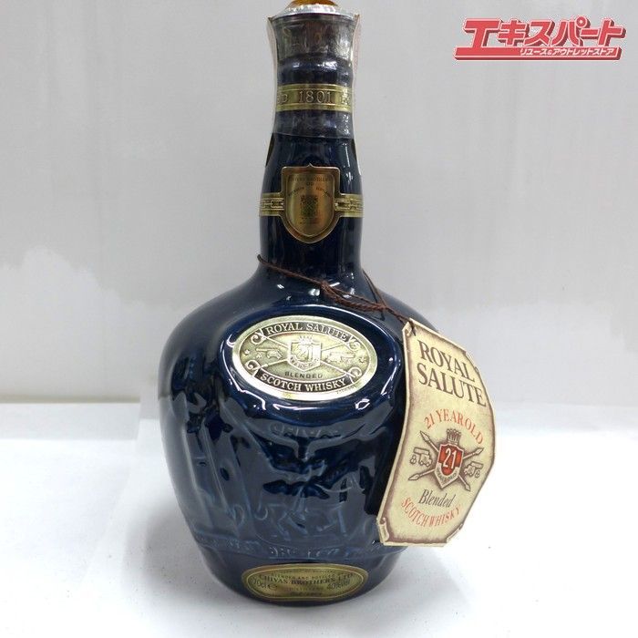 ロイヤルサルート21年 青 陶器ボトル 未開栓 700ml 40% - メルカリ