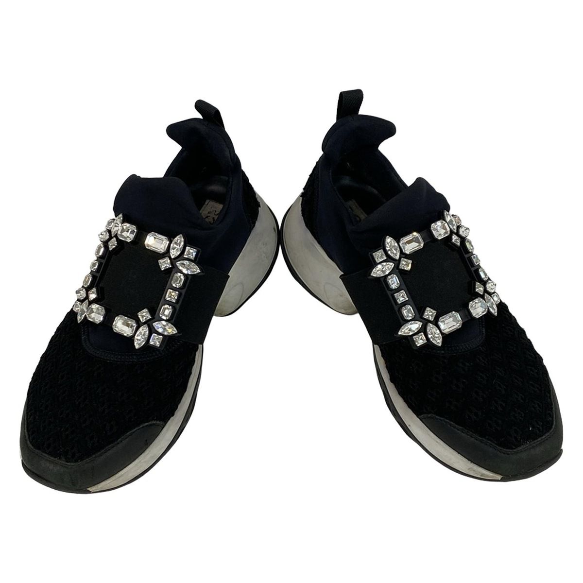 RogerVivier(ロジェヴィヴィエ) スニーカー 35 1/2 レディース 黒×白 