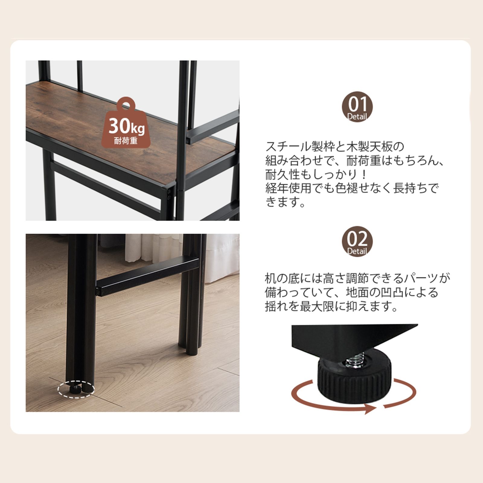 dショッピング |ロフトベッド ベッド シングル 2段階高さ調節 シングル 