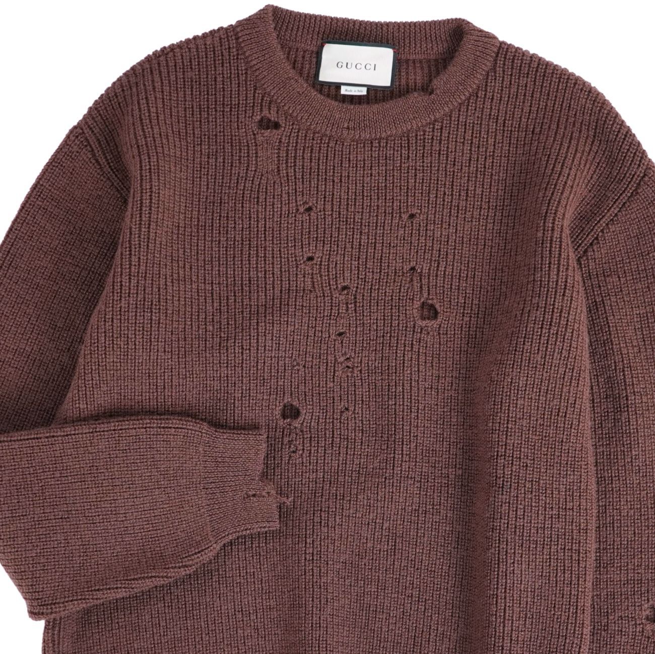 極美品 グッチ GUCCI ニット 20AW セーター ロングスリーブ 長袖 ウ 