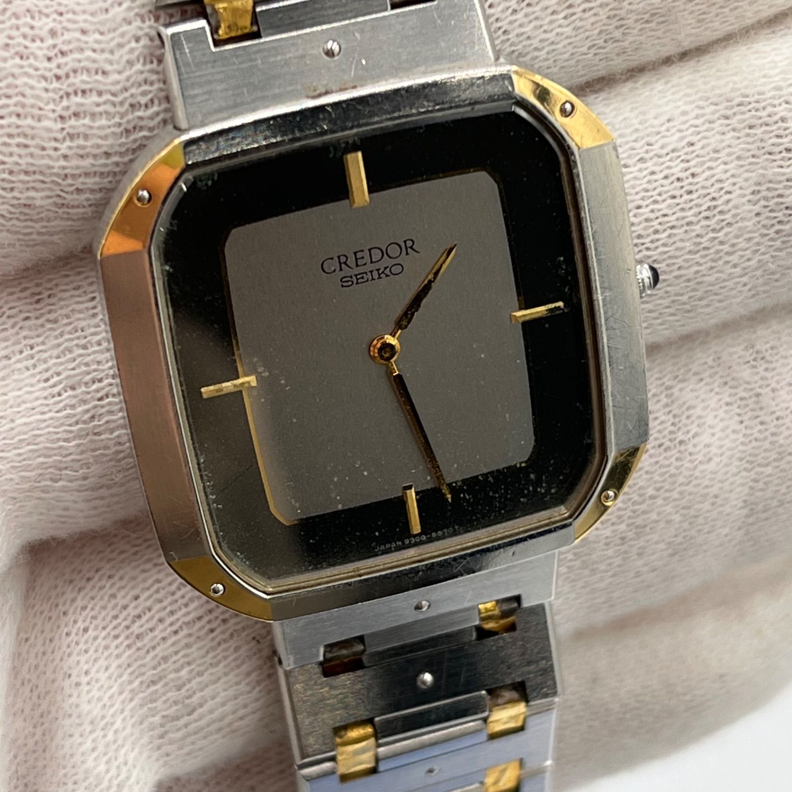 □ SEIKO セイコー CREDOR クレドール 9300-5040 スクエア レディース 