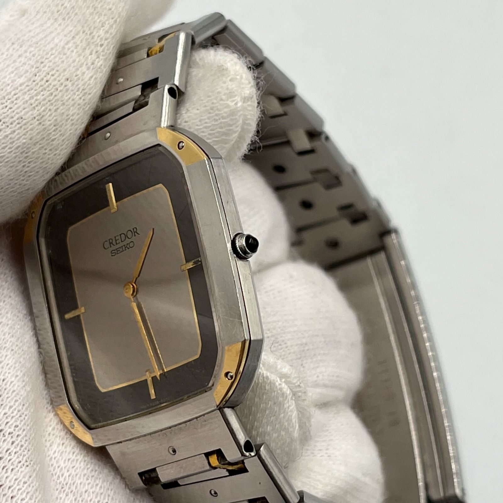 □ SEIKO セイコー CREDOR クレドール 9300-5040 スクエア レディース 