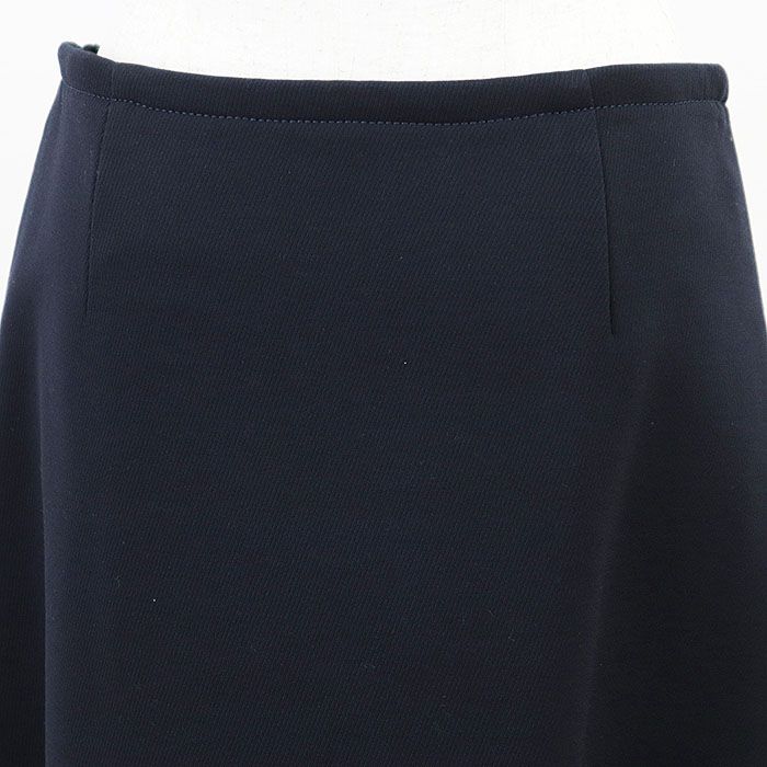 HERMES エルメス リネン カシミヤスカート　ネイビー ロング丈 ミディアム 新品同様】HERMES エルメス ロングスカート レディース サイズ 40