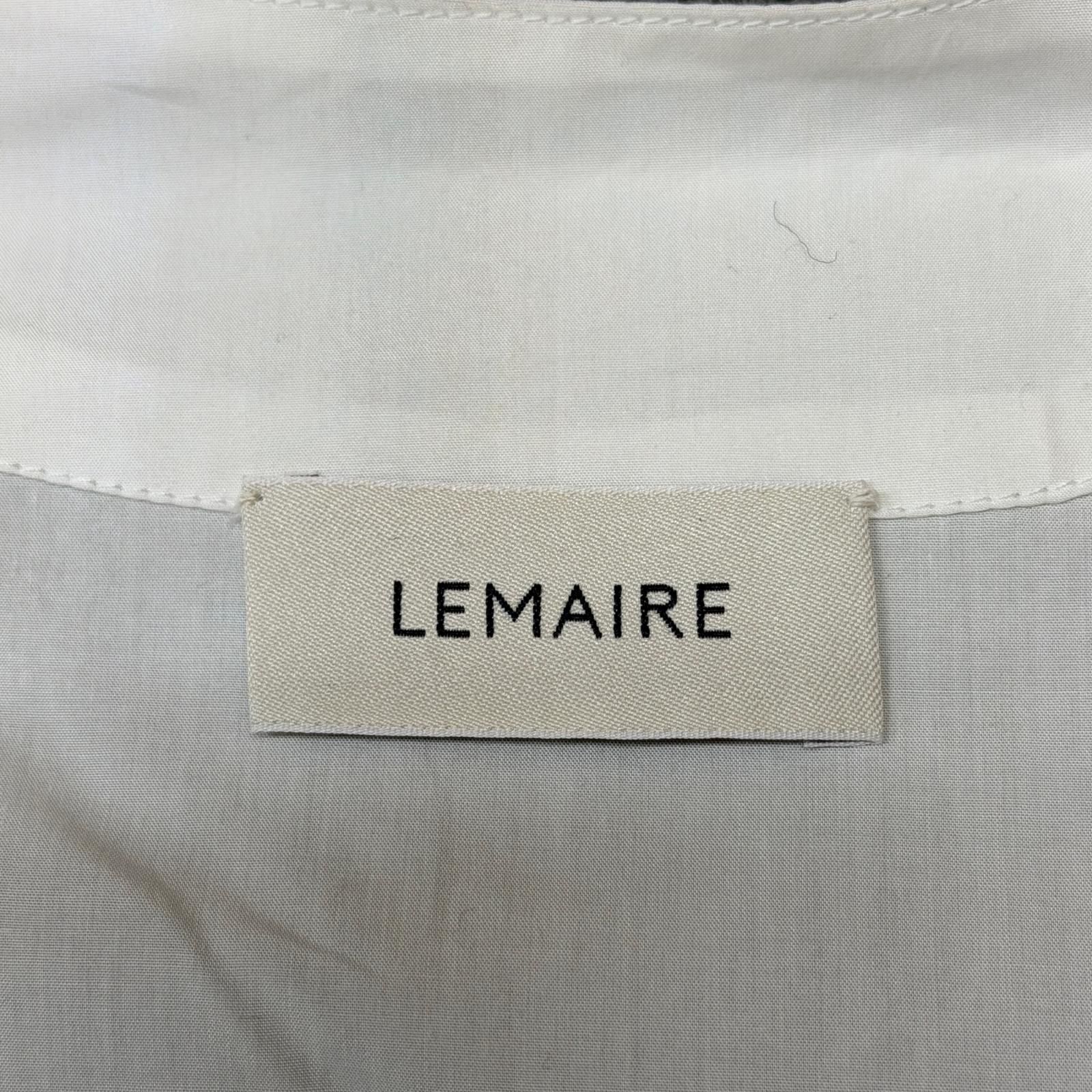 参考上代75000円 未使用 LEMAIRE 25SS V NECK SHIRT Vネック シャツ 