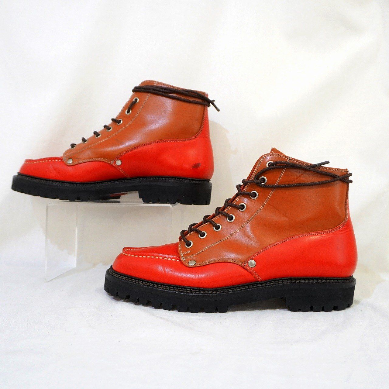 yamane 山根靴店 25.5cm Uチップブーツ モンキーブーツ EVISU