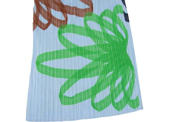 プリーツプリーズPLEATS PLEASE フラワーメッシュテーププリーツ