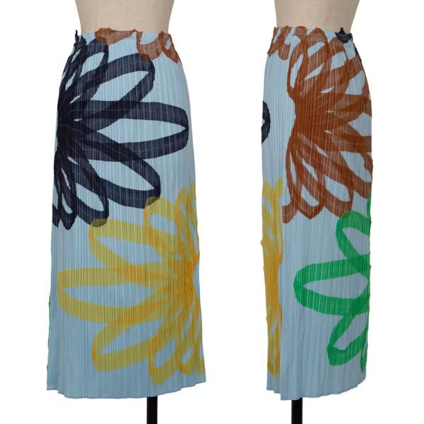 プリーツプリーズPLEATS PLEASE フラワーメッシュテーププリーツ