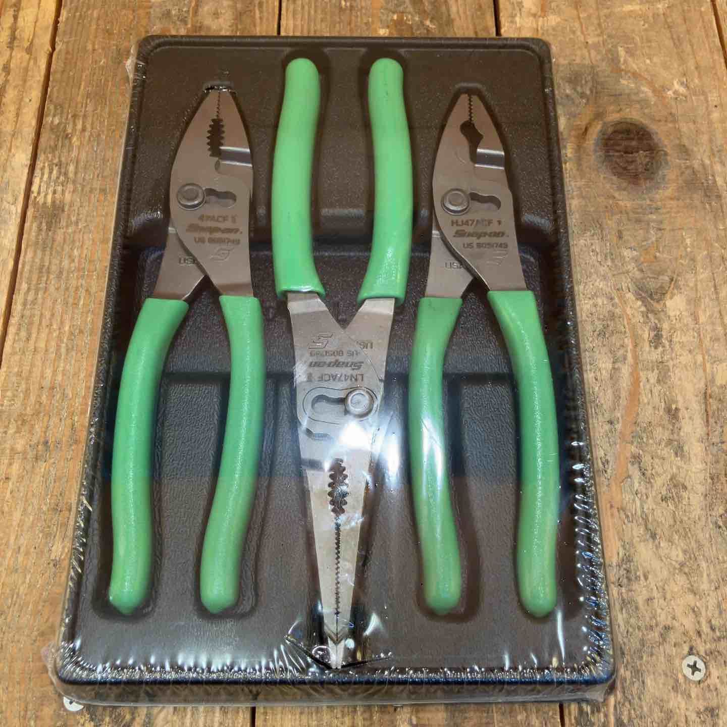 【未使用品】スナップオン(Snap-on) スリップジョイントプライヤーセット PL347ACFG【所沢店】