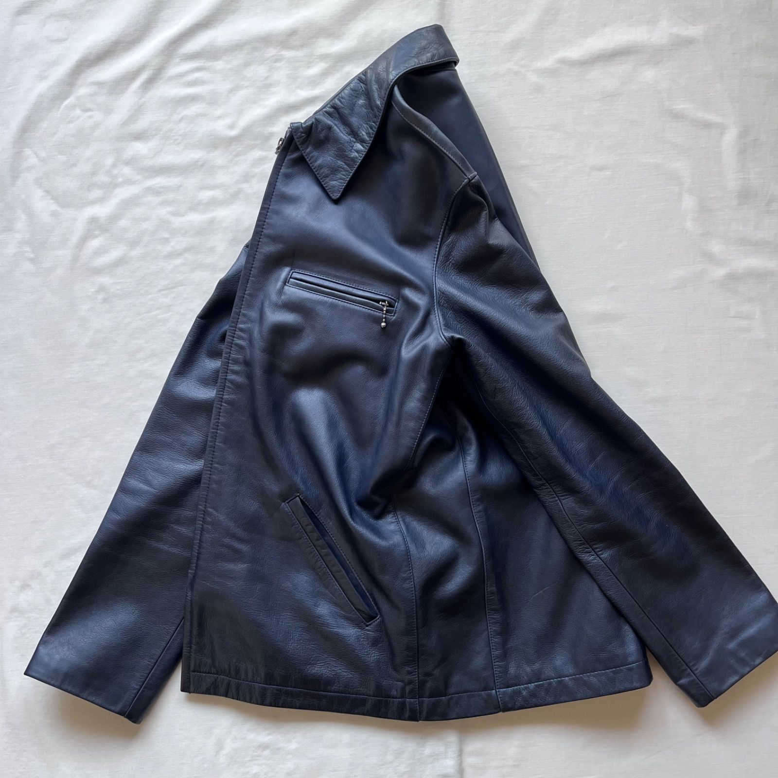 APC アーペーセー　フランス製　レザージャケット　シングルライダース　牛革 apc アーペーセー a.p.c. レザージャケット シングルライダース