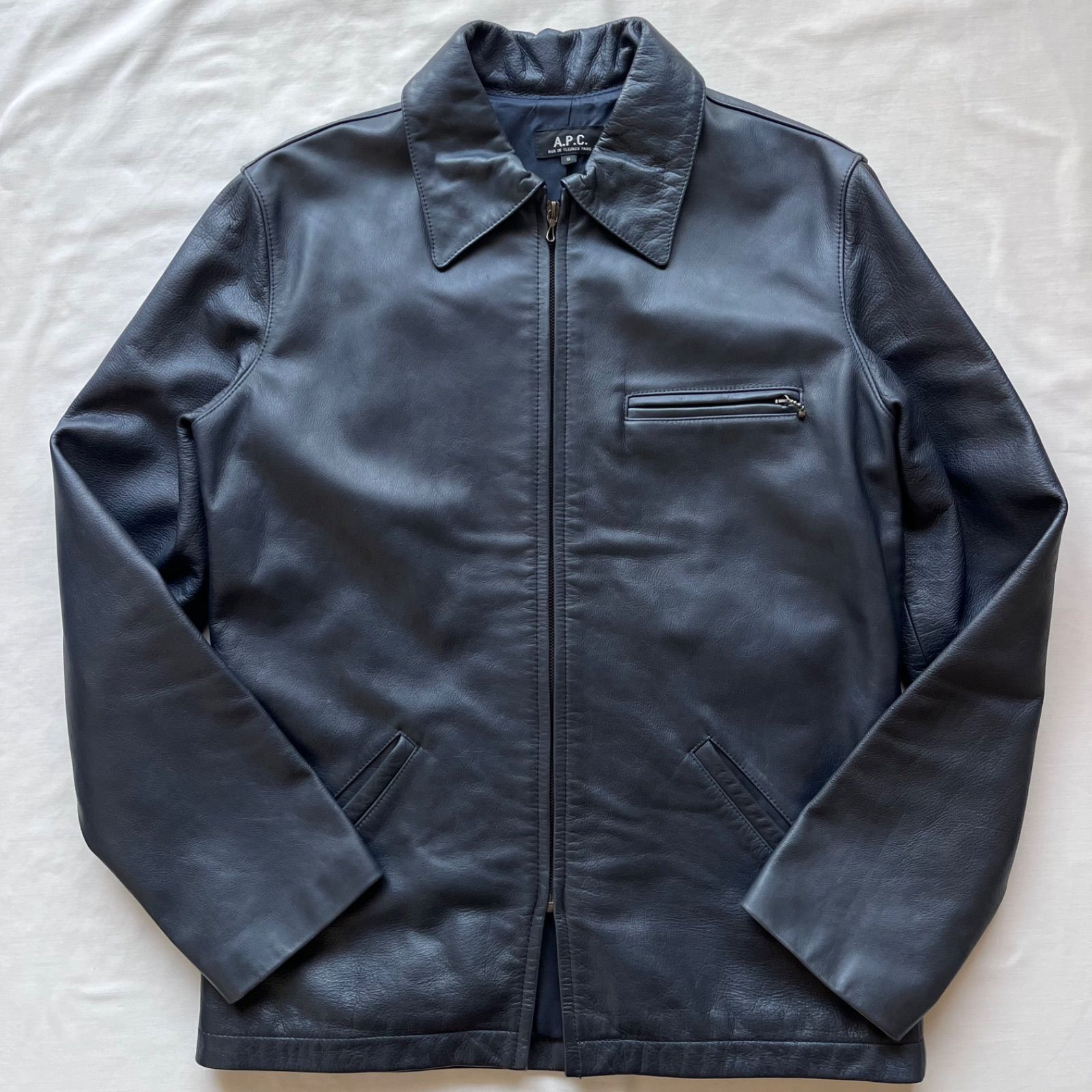 apc アーペーセー a.p.c. レザージャケット シングルライダース 