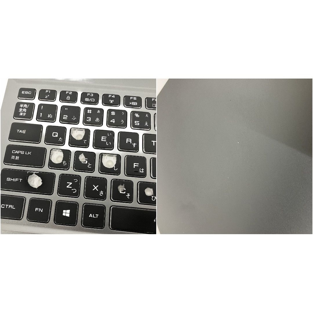 GALLERIA GR1650TGF-T Ryzen5 4600H GTX1650Ti メモリ16GB SSD512GB Win11home ノートパソコン ゲーミングPC 中古 B10901318 ドスパラ GALLERIA GR1650TGF-T&frasl;GR2060RGF-T － GALLERIAノートにRyzen