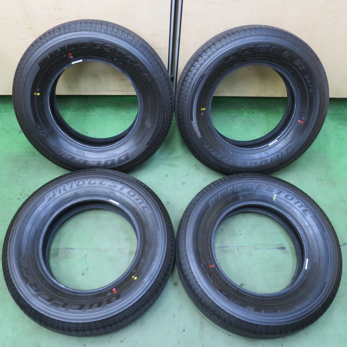 新車外し！25年☆195/80R15 ブリヂストン デューラー H/L 852 タイヤ 