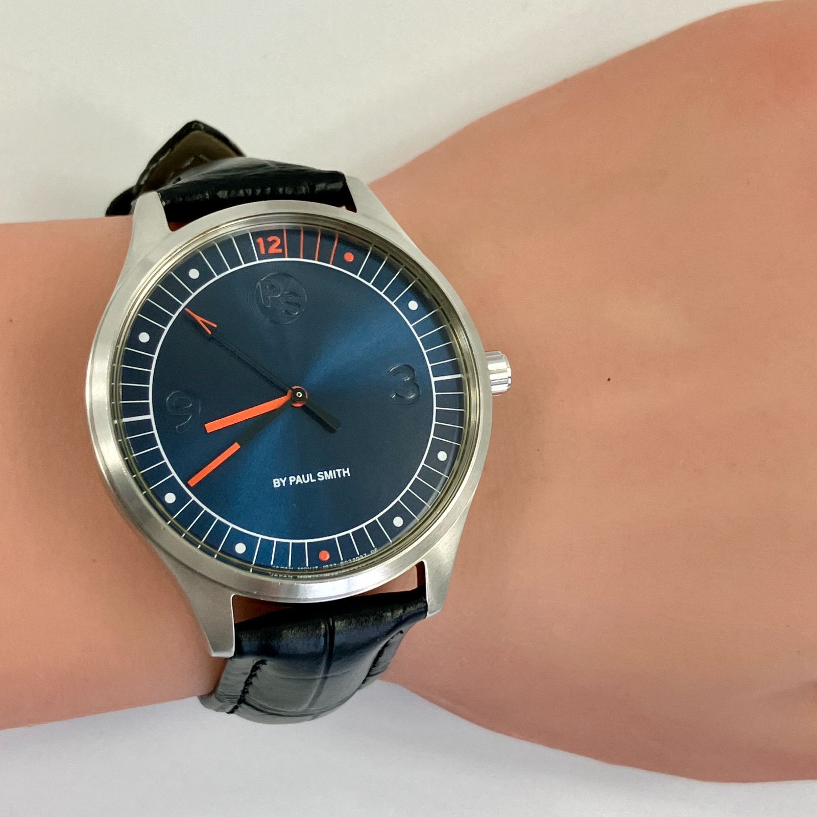 ポールスミス PAUL SMITH クロノ クオーツ メンズ 腕時計 P10019 ブラウン