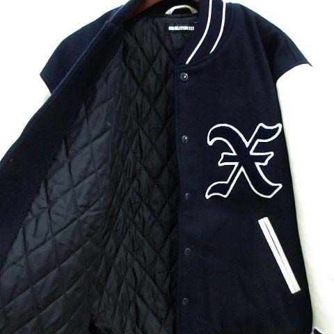 美品　ゴッドセレクション　 スタジャン XL ゴッドセレクション GOD SELECTION XXX 袖レザー スタジャン バー