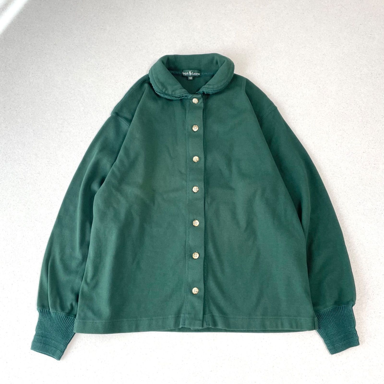 Ralph Lauren ラルフローレン 襟付き ニットカーディガン 160 