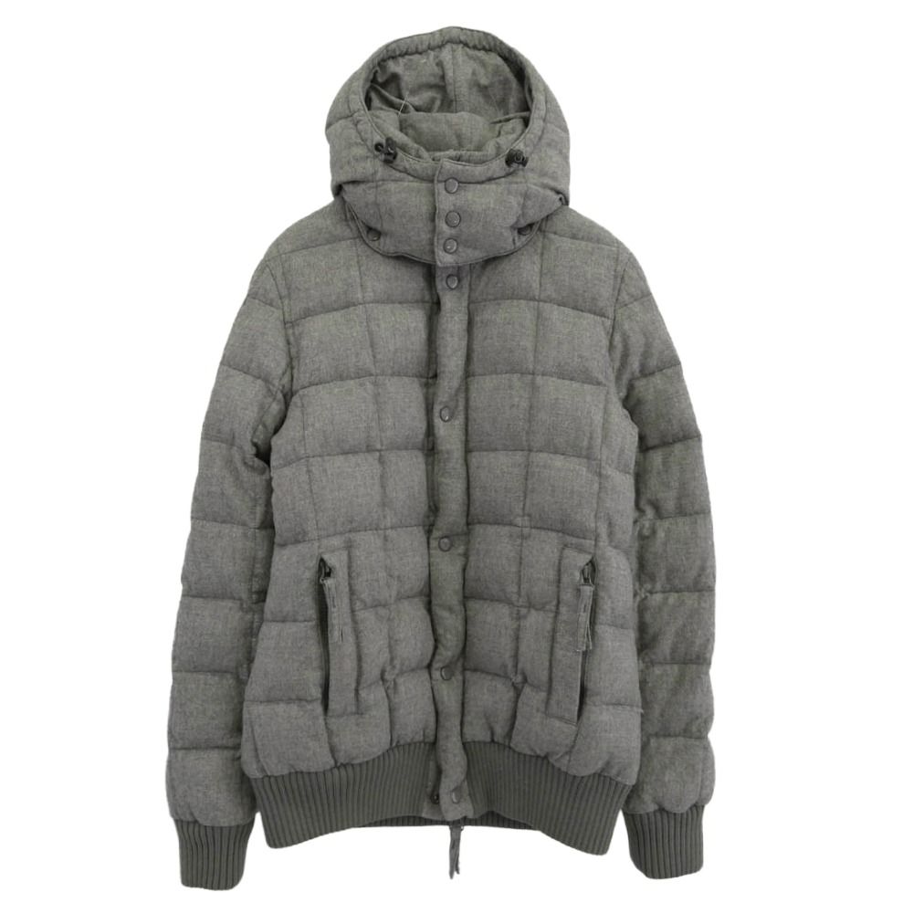 AKM エイケイエム DUVETICA デュベティカ WOOL SQUARE HOODED DOWN JKT 