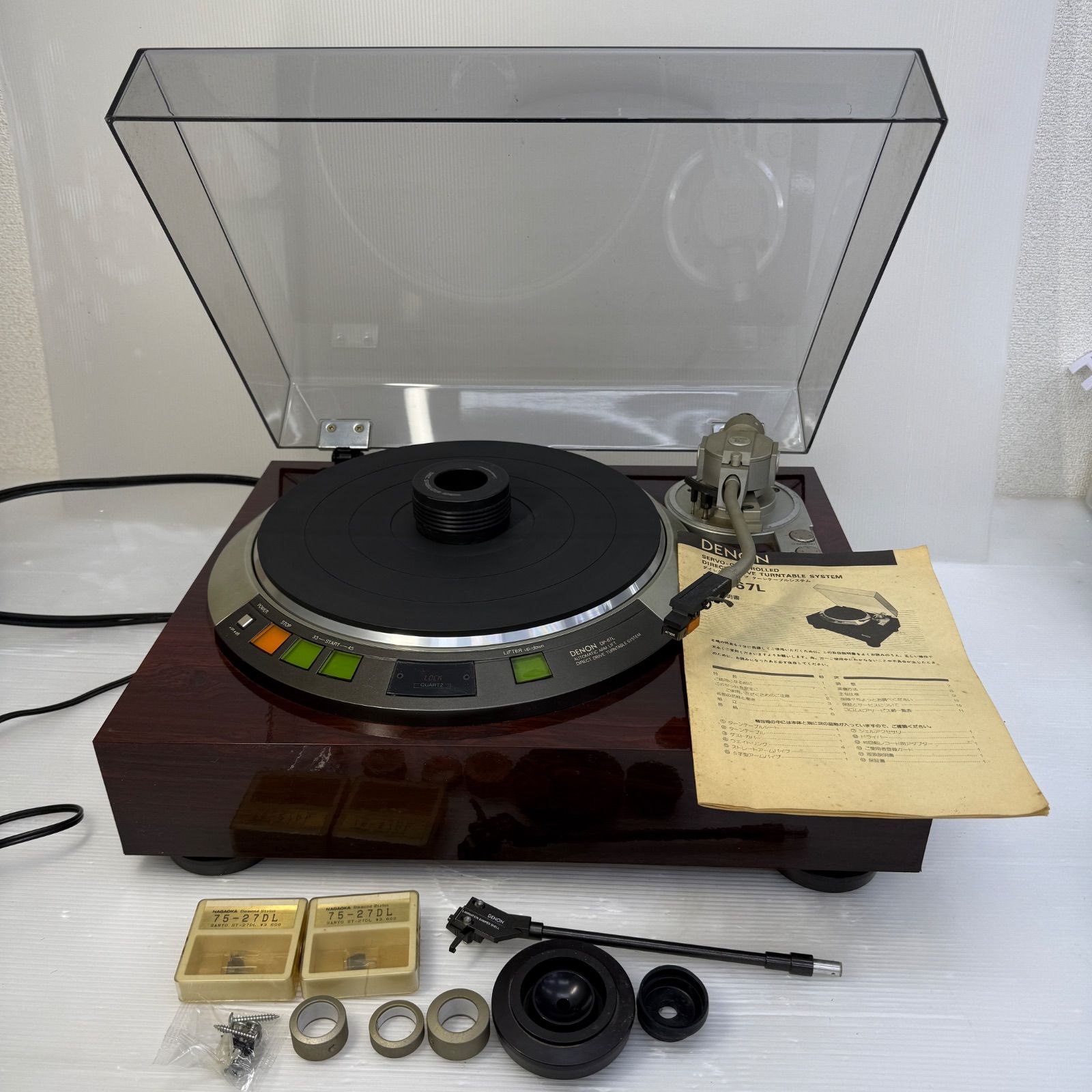 DENON DP-59L DL-103 ターンテーブル カートリッジ付き 中古005 ターン 