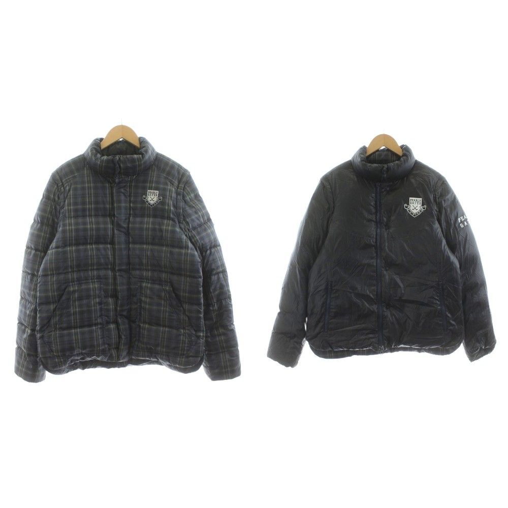 パーリーゲイツ PEARLY GATES リバーシブル ダウンジャケット チェック