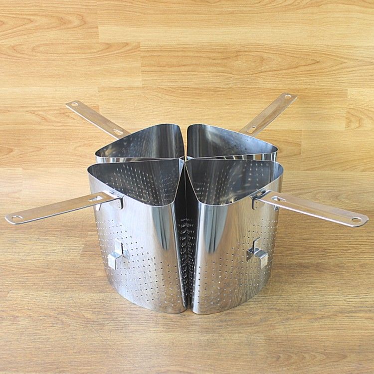 4個セット)パスタクッカー 36cm/39cm パスタ鍋仕切り スパゲティてぼ
