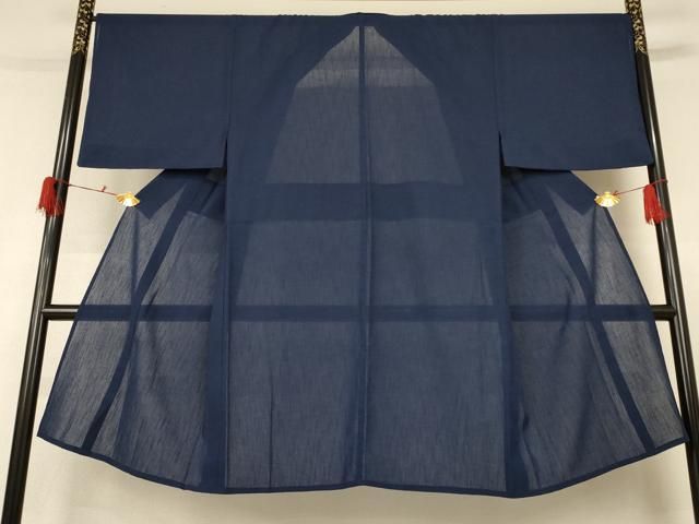 平和屋着物*夏物 男性 色無地 紗 褐返色 洗える着物 AABF9507jd