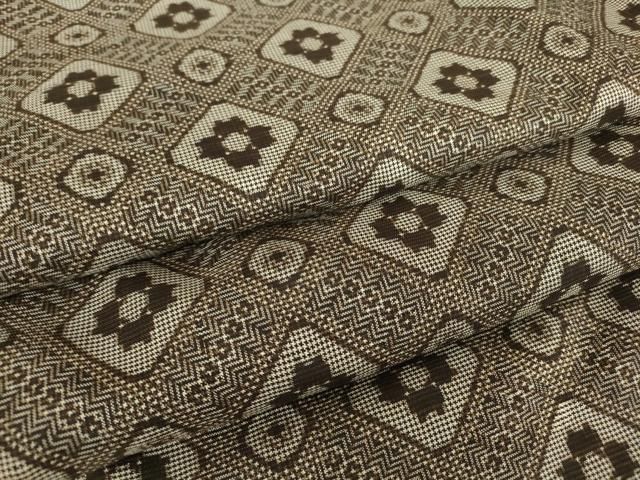 平和屋着物●本場大島紬　龍郷絣　菱花文　正絹　逸品　DABA4920az メルカリ
