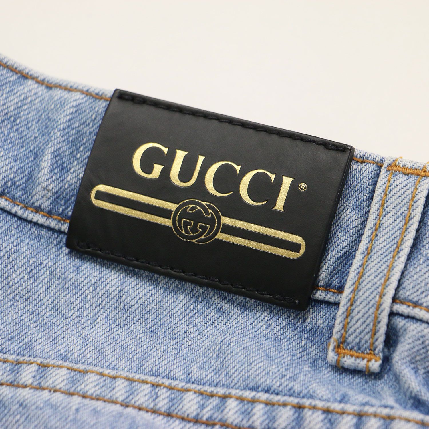GUCCI グッチ パンツ ライトブルー サイズ:KIDS 12(150/63) | アニマル