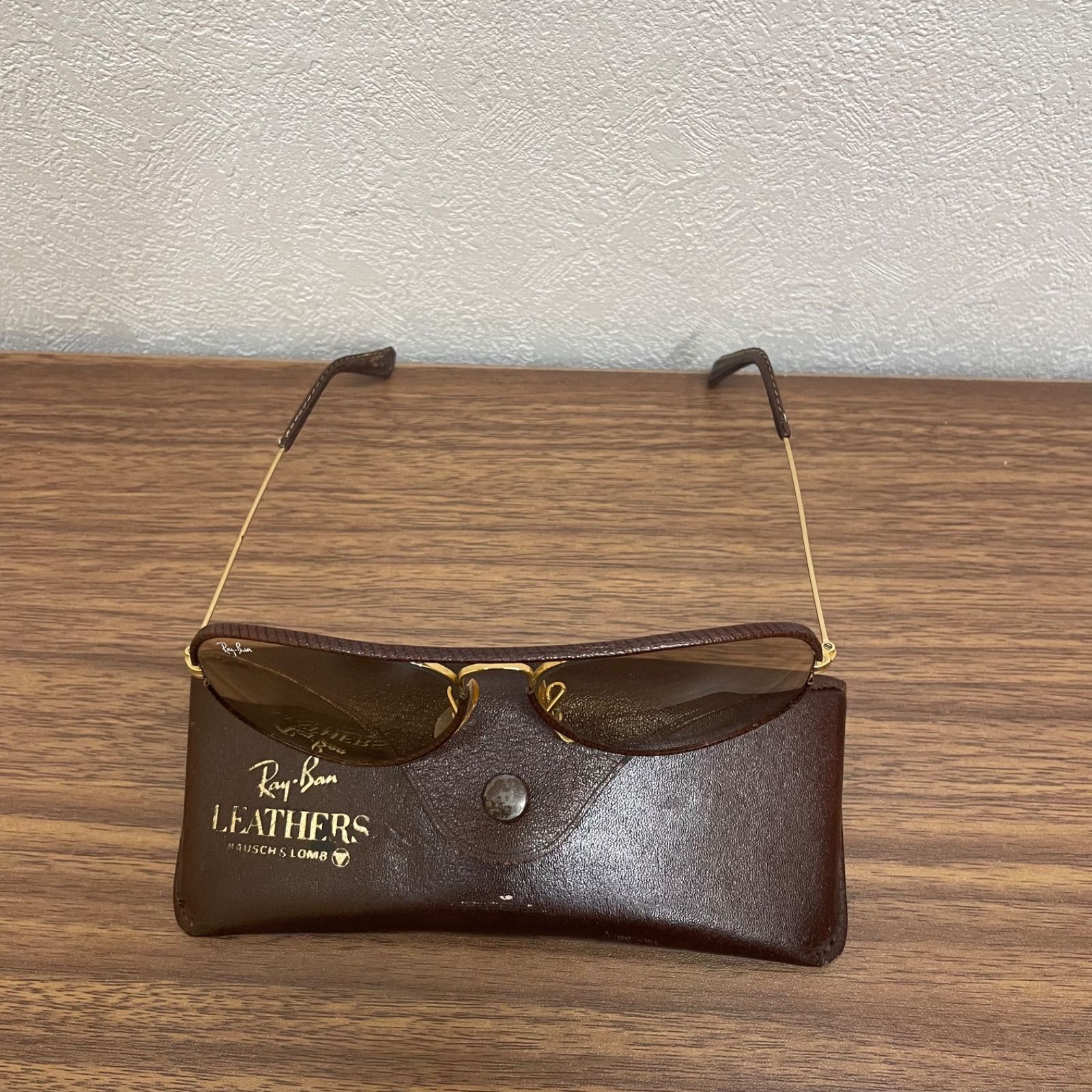 ◎【希少】Ray-Banレイバン B&L ボシュロム レザーズ ティアドロップ